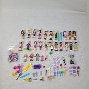 LEGO Friends Minifigures Lot - Complete Plus Parts And Accessories